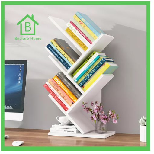 UTI76-BestoreHome ชั้นวางหนังสือรูปทรงต้นไม้