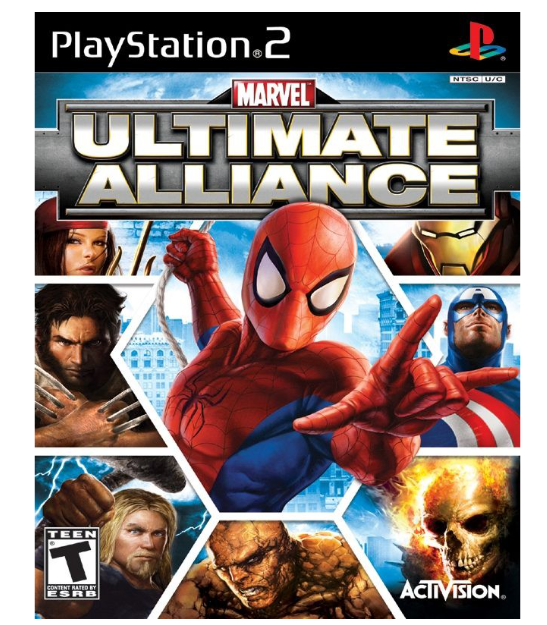 TM98-แผ่นเกมส์ps2 Marvel: Ultimate Alliance ps2 เกมเพทู มาร์เวล marvel spiderman ps2