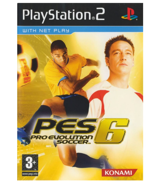 TM97-Pro Evolution Soccer 6 PS2 แผ่นเกมps2 แผ่นเกมเพทู เกมps2 เกมฟุตบอลplay2 pes6 ps2